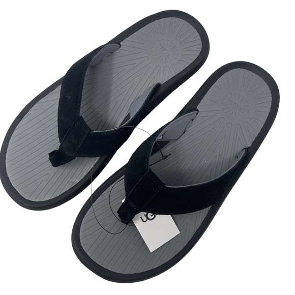 Ugg Men’s Size 11 Brookside II Flip Flop Sandals black NWT main image 7